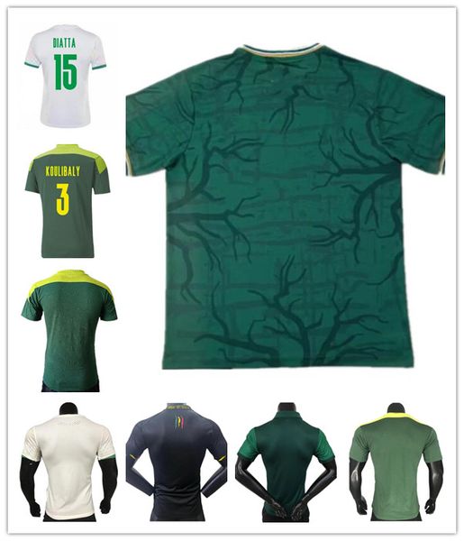 player version 1 star senegal soccer jerseys 2021 2022 african cup champions national mane koulibaly gueye kouyate sarr maillot de football, Black;yellow
player version 1 star senegal soccer jerseys 2021 2022 african cup champions national mane koulibaly gueye kouyate sarr maillot de football, Black;yellow