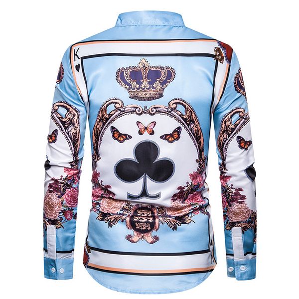 men flower shirt new autumn 3d printing fashion casual slim fit hawaiian dress shirts camisa masculina chemise homme, White;black
men flower shirt new autumn 3d printing fashion casual slim fit hawaiian dress shirts camisa masculina chemise homme, White;black
