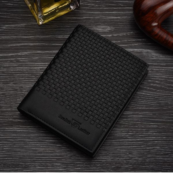 100pcs wallets men pu grid patchwork cross vertical section open short credit card holder, Red;black
100pcs wallets men pu grid patchwork cross vertical section open short credit card holder, Red;black