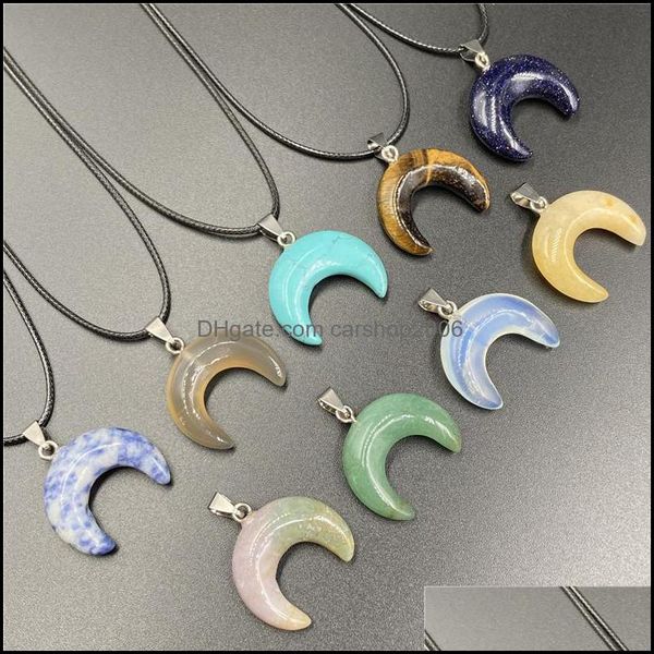 pendant necklaces healing crystal natural stone ox horn shape charms turquoise tiger eye lapsi green rope carshop2006 dhbpm, Silver
pendant necklaces healing crystal natural stone ox horn shape charms turquoise tiger eye lapsi green rope carshop2006 dhbpm, Silver