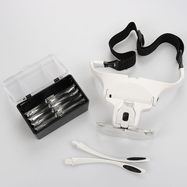5 lens adjustable headband magnifying glass magnifier with led light lamp magnifying glasses for false lashes eyelash extensionn
5 lens adjustable headband magnifying glass magnifier with led light lamp magnifying glasses for false lashes eyelash extensionn