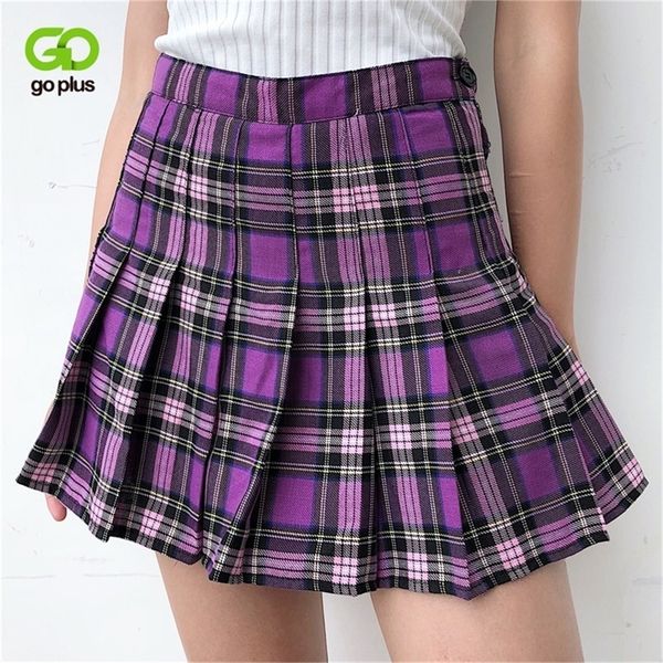 women s skirts korean style high waist plus size harajuku a line pleated plaid mini woman skirts mujer faldas mujer moda 2020 lj200819, Black
women s skirts korean style high waist plus size harajuku a line pleated plaid mini woman skirts mujer faldas mujer moda 2020 lj200819, Black