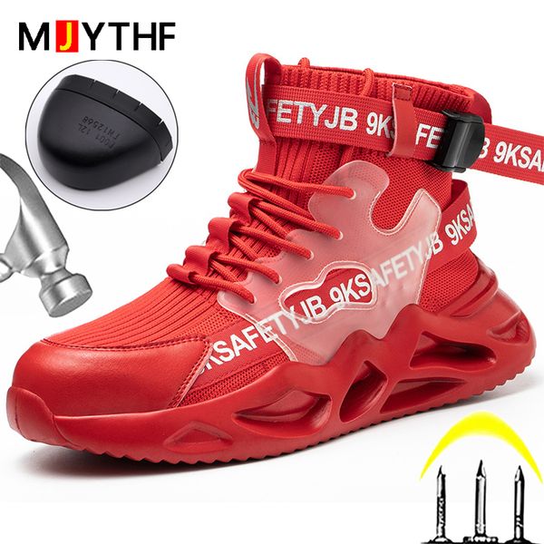 work safety shoes for women men work sneakers fashion indestructible shoes steel toe work boots puncture-proof boots couples, Red;white
work safety shoes for women men work sneakers fashion indestructible shoes steel toe work boots puncture-proof boots couples, Red;white