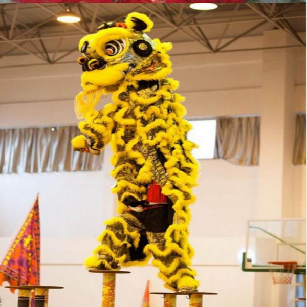 mascot doll costume chinese folk art lion dance mascot costume wool southern lion for two adults promotion carnival halloween xmas ad cl, Red;yellow
mascot doll costume chinese folk art lion dance mascot costume wool southern lion for two adults promotion carnival halloween xmas ad cl, Red;yellow