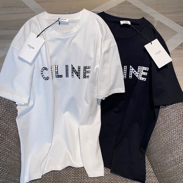 women's t-shirt designer original ce home rivet letter printing casual short sleeve women's round neck loose half sleeve summer fa, White
women's t-shirt designer original ce home rivet letter printing casual short sleeve women's round neck loose half sleeve summer fa, White