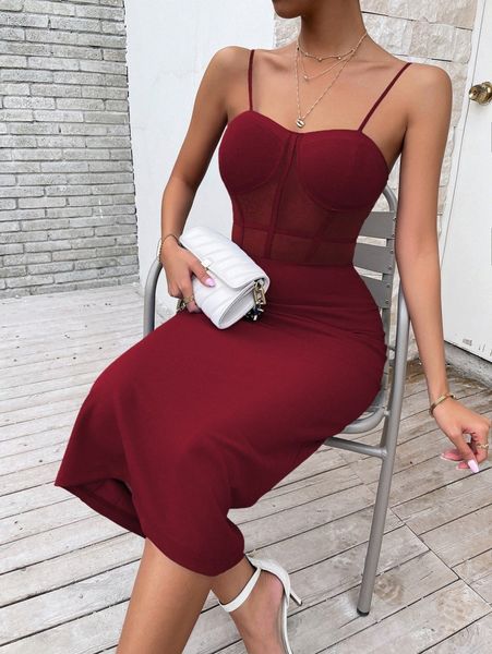 sheer mesh seam front solid dress l7tv#, Black;gray
sheer mesh seam front solid dress l7tv#, Black;gray