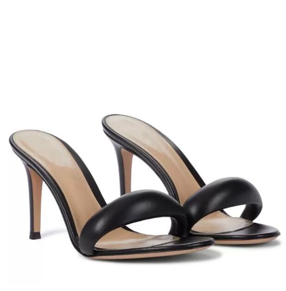 2022 summer new sandals slippers women s high heels stiletto leather fashion all-match one-word strap women s size 35-41, Black
2022 summer new sandals slippers women s high heels stiletto leather fashion all-match one-word strap women s size 35-41, Black