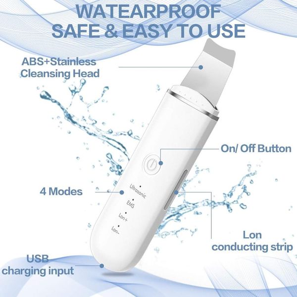 new ultrasonic ion face cleansing skin scrubber peeling shovel ems facial pore cleaner nu face skin lift machine galvanic spa pe
new ultrasonic ion face cleansing skin scrubber peeling shovel ems facial pore cleaner nu face skin lift machine galvanic spa pe