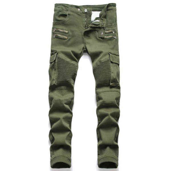 new men jeans punk style men cargo denim pants zipper pocket motorcycle jeans male pantnes hombre t220726, Blue
new men jeans punk style men cargo denim pants zipper pocket motorcycle jeans male pantnes hombre t220726, Blue