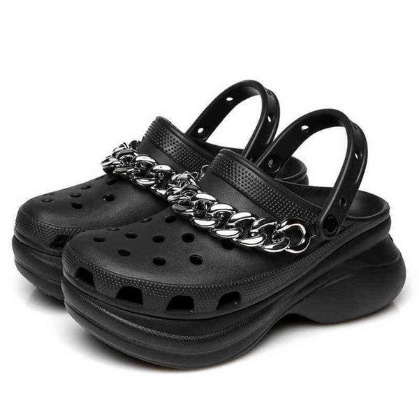 slippers summer fashion women garden shoes wedges beach sandals heels girls flip flops platform chain clogs for shoe 220329, Black
slippers summer fashion women garden shoes wedges beach sandals heels girls flip flops platform chain clogs for shoe 220329, Black