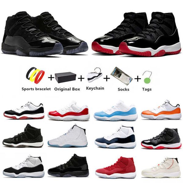 25th anniversary jubilee jumpman 11s women mens basketball shoes cap and gown bred 11 gamma blue concord high sports sneakers with box 36-47, Black
25th anniversary jubilee jumpman 11s women mens basketball shoes cap and gown bred 11 gamma blue concord high sports sneakers with box 36-47, Black