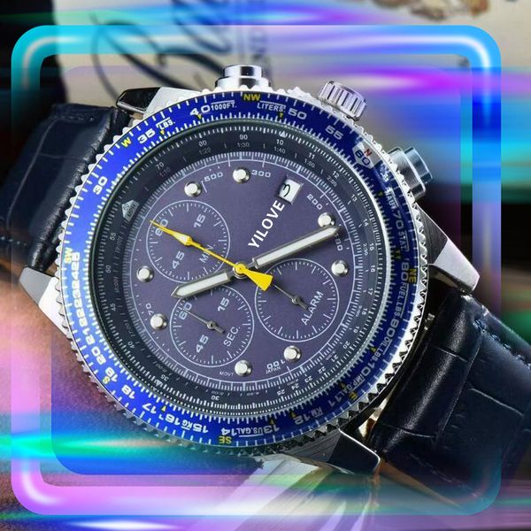 men's black wrist strap sports watch racing style japan vk quartz sports uhr chronograph clock leather bracelet 43mm humbersen wristwat, Slivery;brown
men's black wrist strap sports watch racing style japan vk quartz sports uhr chronograph clock leather bracelet 43mm humbersen wristwat, Slivery;brown