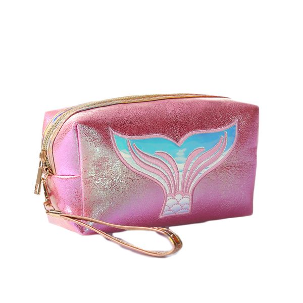 portable travel holographic pu leather mermaid tail cosmetic bag women's makeup bags octagonal wash bag with wrists
portable travel holographic pu leather mermaid tail cosmetic bag women's makeup bags octagonal wash bag with wrists