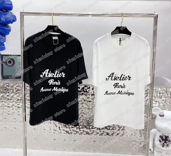 22ss designers t shirt tee mens womens cursive letters t shirts man paris t-shirt short sleeve tshirts black white xs, White;black
22ss designers t shirt tee mens womens cursive letters t shirts man paris t-shirt short sleeve tshirts black white xs, White;black