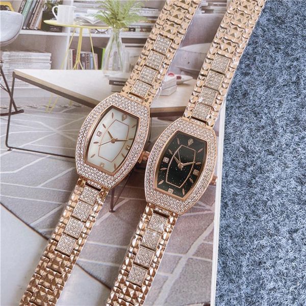 fashion brand watches women girl crystal tonneau style steel metal band beautiful luxury wrist watch di23222d, Slivery;brown
fashion brand watches women girl crystal tonneau style steel metal band beautiful luxury wrist watch di23222d, Slivery;brown