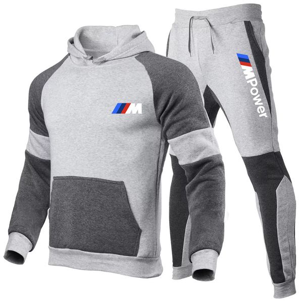 men's designer 2 piece suit activewear luxury spring autumn hoodie pants jogging wear men's, Gray
men's designer 2 piece suit activewear luxury spring autumn hoodie pants jogging wear men's, Gray
