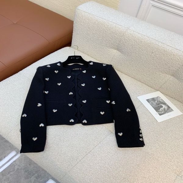 men's jackets early spring xiaoxiang design sense of love suit with chic silhouette and versatile wave edge cardigan jacket women, Black;brown
men's jackets early spring xiaoxiang design sense of love suit with chic silhouette and versatile wave edge cardigan jacket women, Black;brown
