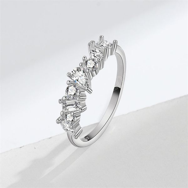 luxury silver color geometric zircon rings for women cz crystal finger ring engagement wedding jewelry gift
luxury silver color geometric zircon rings for women cz crystal finger ring engagement wedding jewelry gift