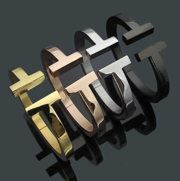fashion luxury women bangle bracelets stainless open cuffs thick wide band double t bangles bracelet mens jewlery silver rose gold black pul
fashion luxury women bangle bracelets stainless open cuffs thick wide band double t bangles bracelet mens jewlery silver rose gold black pul