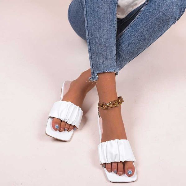 women's slippers female square heel flip flops sandals designer soft flat slides summer for women 220317, Black
women's slippers female square heel flip flops sandals designer soft flat slides summer for women 220317, Black