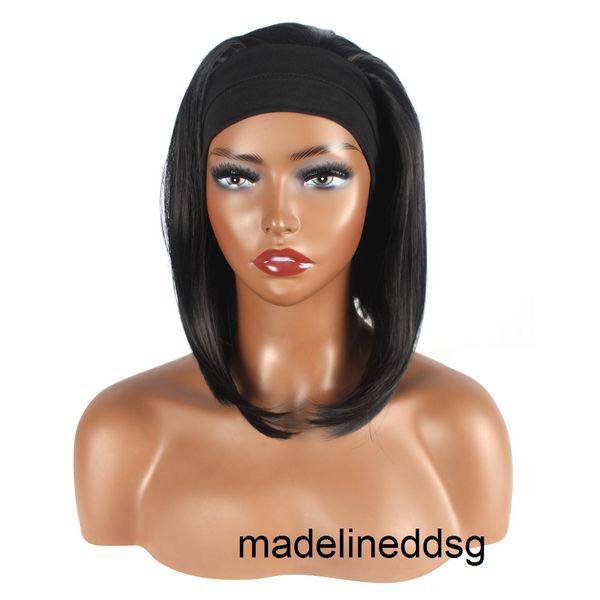 woodfestival black headband wig straight synthetic wigs for women short fiber hair head band medium length daily wear s50b
woodfestival black headband wig straight synthetic wigs for women short fiber hair head band medium length daily wear s50b