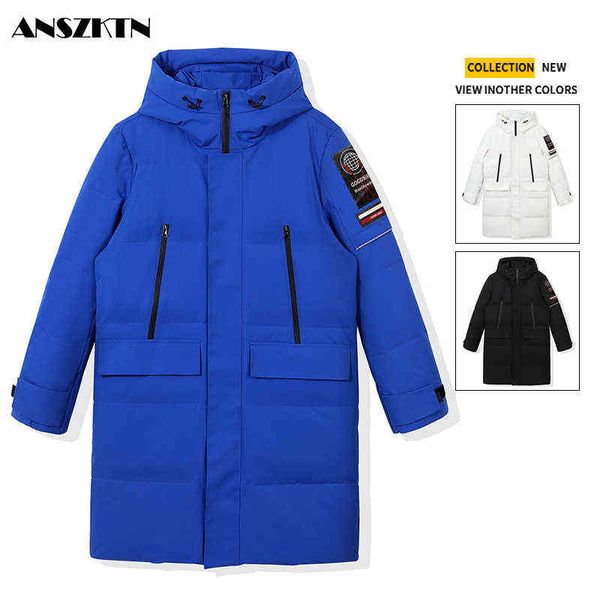 anszktn new arrival mens winter coats and jacketsthick warm long parka winter down jacket windbreaker down coat with hooded t220715, Black
anszktn new arrival mens winter coats and jacketsthick warm long parka winter down jacket windbreaker down coat with hooded t220715, Black