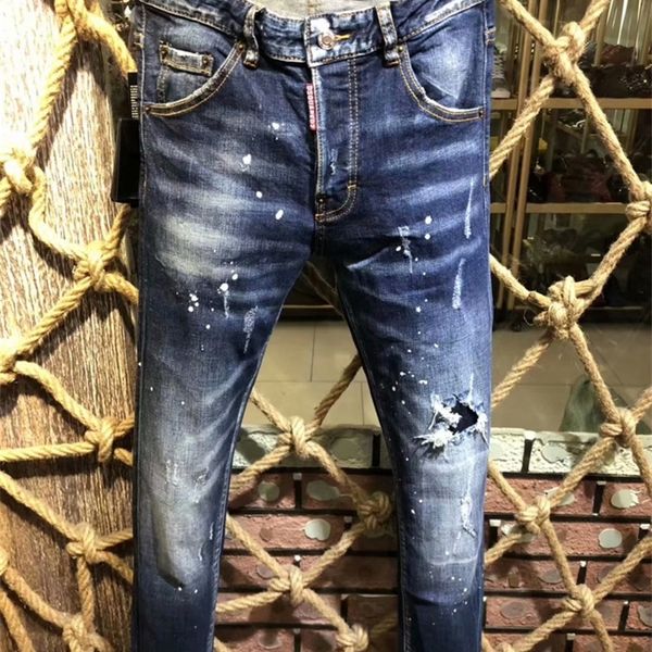 men's jeans korean version dark blue wash water good shape slim senior cat beard hole manual ordering jeans 9318 dzeg
men's jeans korean version dark blue wash water good shape slim senior cat beard hole manual ordering jeans 9318 dzeg