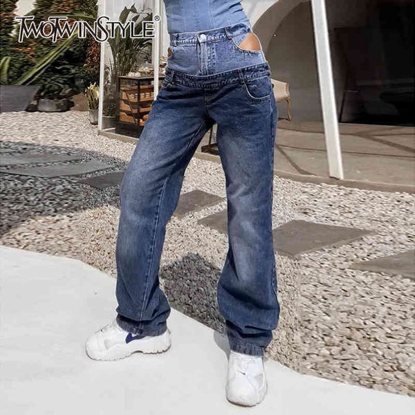 casual hit color jeans for women high waist straight wide leg denim pants female fashion clothing style 210423, Blue
casual hit color jeans for women high waist straight wide leg denim pants female fashion clothing style 210423, Blue