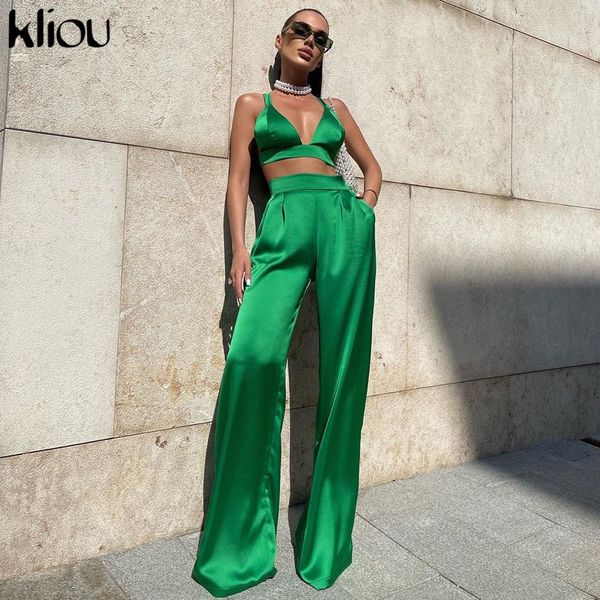 elegant casual two piece set women silky bandage tank +wide leg pants loose high street matching outfit trend wearing, White
elegant casual two piece set women silky bandage tank +wide leg pants loose high street matching outfit trend wearing, White