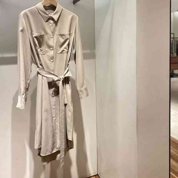 casual dresses early spring silk mm spinning sand washing shirt style tooling dress, Black;gray
casual dresses early spring silk mm spinning sand washing shirt style tooling dress, Black;gray