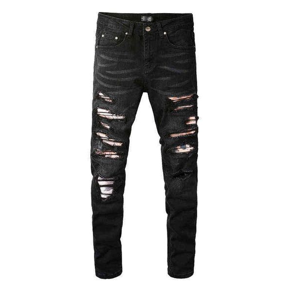 mens jeans designer purple motorcycle jean famous brand hip hop denim pants rock skinny slim ripped hole letter revival, Blue
mens jeans designer purple motorcycle jean famous brand hip hop denim pants rock skinny slim ripped hole letter revival, Blue