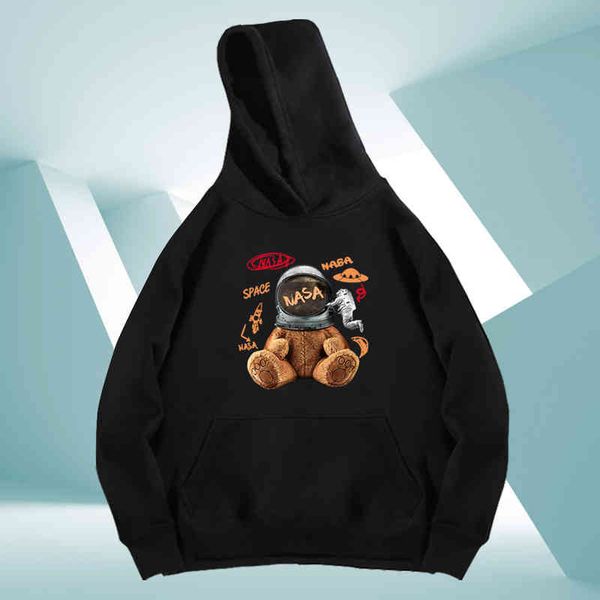 nasa american astronaut hoodie men's autumn loose clothes cartoon bear korean jacket y, Black
nasa american astronaut hoodie men's autumn loose clothes cartoon bear korean jacket y, Black