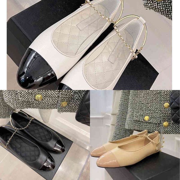 dress shoes summer sandals women flat shoes luxury metal chain buckle loafers fashion color matching ballet princess shoes 220402, Black
dress shoes summer sandals women flat shoes luxury metal chain buckle loafers fashion color matching ballet princess shoes 220402, Black