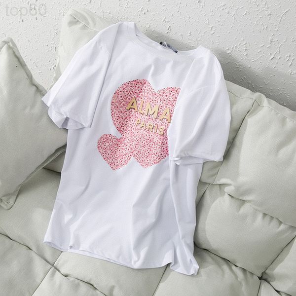 designer 2022 european summer new short sleeve t-shirt women's fashion trend round neck loose cartoon available in four colors 2002 lux, White
designer 2022 european summer new short sleeve t-shirt women's fashion trend round neck loose cartoon available in four colors 2002 lux, White