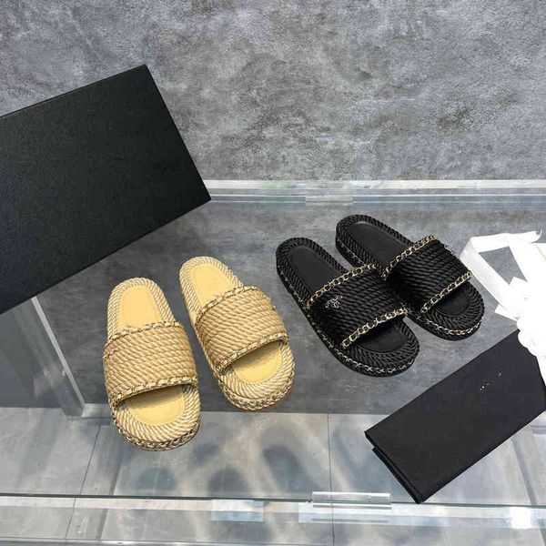 high c family small fragrant women 2022 new thick chain woven flat bottom one-line sandals for women2022 trendy fashion design all-match lad, Black
high c family small fragrant women 2022 new thick chain woven flat bottom one-line sandals for women2022 trendy fashion design all-match lad, Black