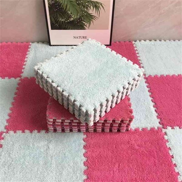 10pcs/lot soft plush baby play mat toys eva foam infant developing mat rug puzzle interlock floor mats 30x30 cm kids rug 210402
10pcs/lot soft plush baby play mat toys eva foam infant developing mat rug puzzle interlock floor mats 30x30 cm kids rug 210402
