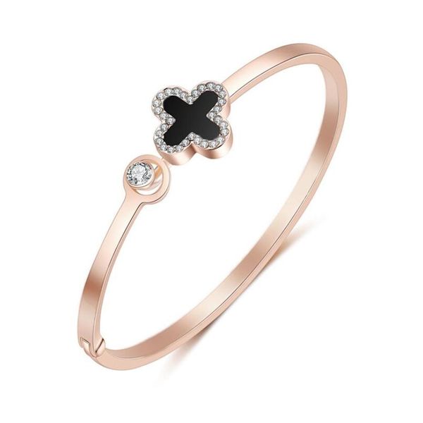 rose gold bracelet wild clover bracelet watch accessories lucky grass bracelet honeymoon birthday gifts300o, Black
rose gold bracelet wild clover bracelet watch accessories lucky grass bracelet honeymoon birthday gifts300o, Black