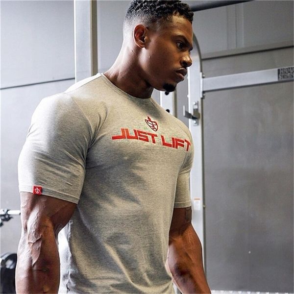 cotton gym running shirt sport t men short sleeve workout training tees fitness tshirt d220615, White;black
cotton gym running shirt sport t men short sleeve workout training tees fitness tshirt d220615, White;black