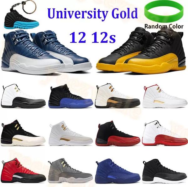 with box 12 12s basketball shoes university gold indigo taxi cny black royal blue ovo white reverse flu game cherry men women sports sneaker
with box 12 12s basketball shoes university gold indigo taxi cny black royal blue ovo white reverse flu game cherry men women sports sneaker
