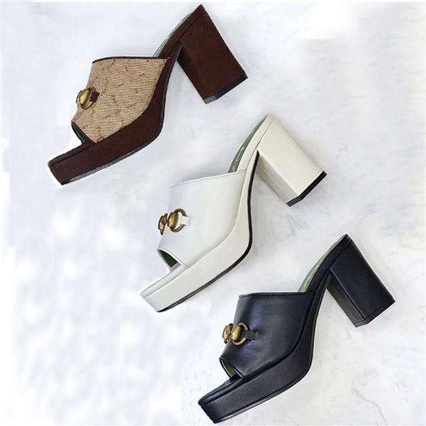 classic designer women's sandal half slippers cowhide 100% leather thick heel metal slide women'shoes beach lazy sandals279z, Black
classic designer women's sandal half slippers cowhide 100% leather thick heel metal slide women'shoes beach lazy sandals279z, Black
