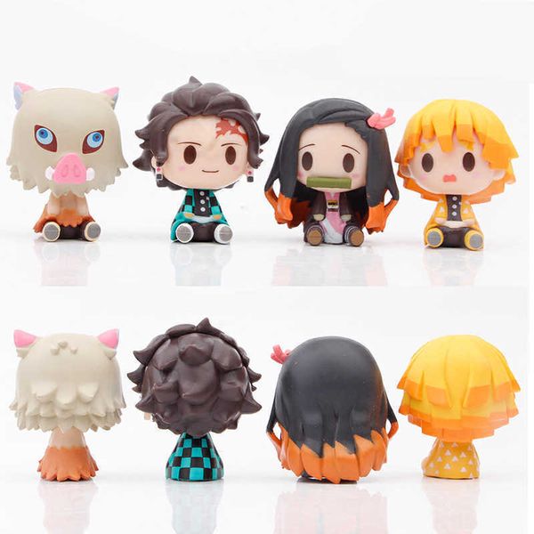 huiya01 4 style/set q version demon slayer kimetsu no yaiba sitting ghost doll tanjiro nidouzi inosuke zenizu action figure model toys q0622
huiya01 4 style/set q version demon slayer kimetsu no yaiba sitting ghost doll tanjiro nidouzi inosuke zenizu action figure model toys q0622