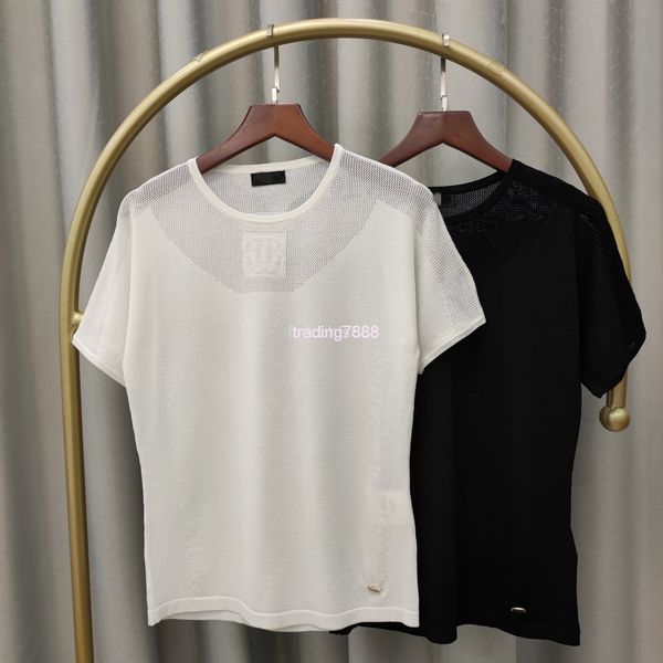 women's t-shirt xiangjia simple leisure hollow out round neck short sleeve light breathable women's solid color bf bottomed shirt, White
women's t-shirt xiangjia simple leisure hollow out round neck short sleeve light breathable women's solid color bf bottomed shirt, White