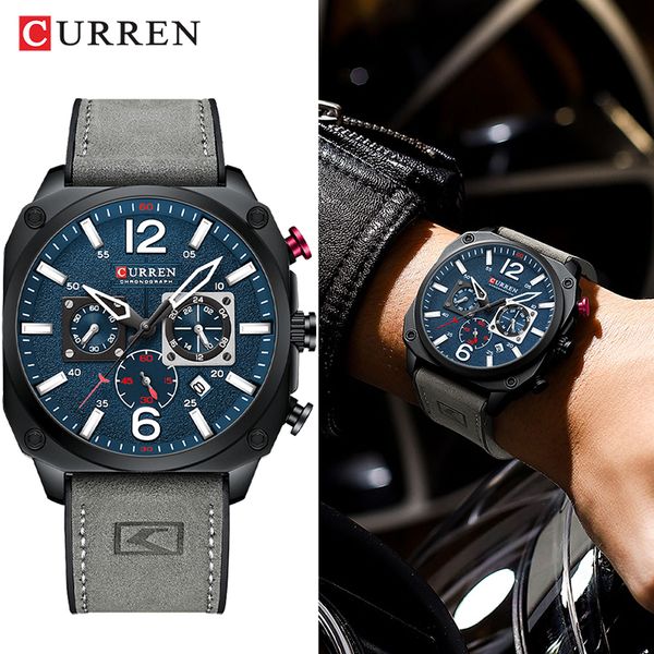 curren luxury luminous auto date chronograph leather man wristwatch fashion sport waterproof quartz men watch relogio masculino
curren luxury luminous auto date chronograph leather man wristwatch fashion sport waterproof quartz men watch relogio masculino