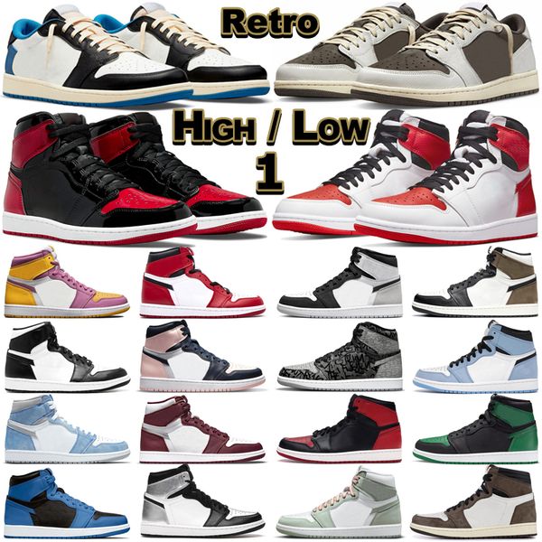 1 high og low basketball shoes men women 1s reverse mocha patent bred yellow toe university blue bleached coral heritage chicago mens traine
1 high og low basketball shoes men women 1s reverse mocha patent bred yellow toe university blue bleached coral heritage chicago mens traine