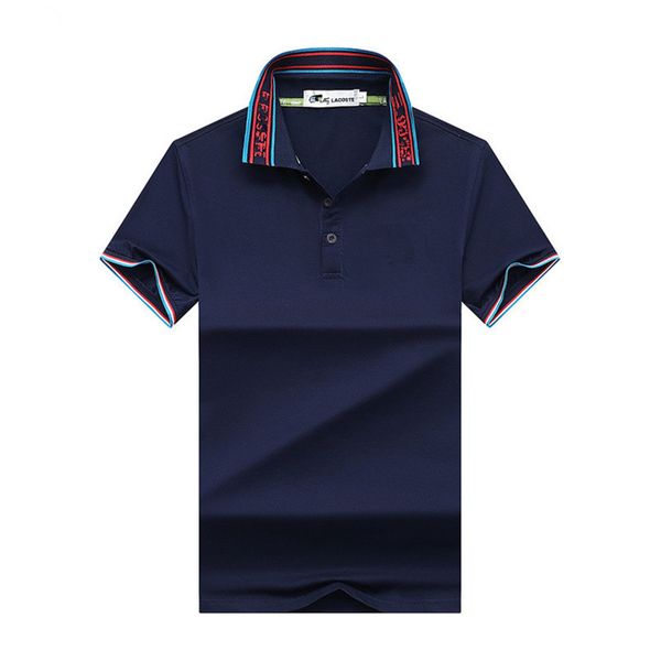 french brand crocodile man polo shirt summer business leisure cotton loose half sleeve embroidered lapel paul men's short sleeve t-shir, White;black 
french brand crocodile man polo shirt summer business leisure cotton loose half sleeve embroidered lapel paul men's short sleeve t-shir, White;black