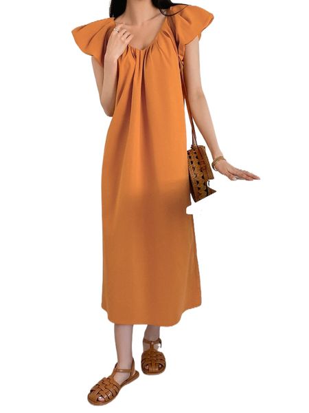 dazy butterfly sleeve tunic dress h7e4#, Black;gray 
dazy butterfly sleeve tunic dress h7e4#, Black;gray