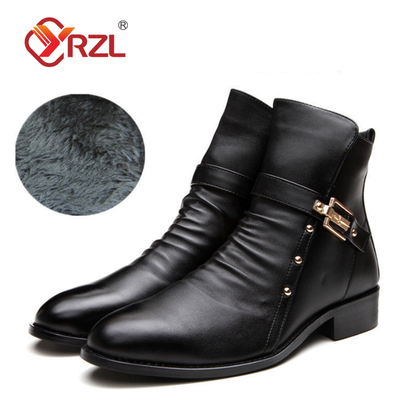 brand british style mens boots fashion buckle pointed toe boots black pu leather winter warm boots for men size 38-44
brand british style mens boots fashion buckle pointed toe boots black pu leather winter warm boots for men size 38-44