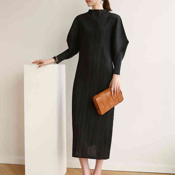 casual dresses deat woman pleated midi dress half high collar batwing sleeve elastic waist causal style elegant spring fashion 15ak008 eejn, Black;gray
casual dresses deat woman pleated midi dress half high collar batwing sleeve elastic waist causal style elegant spring fashion 15ak008 eejn, Black;gray