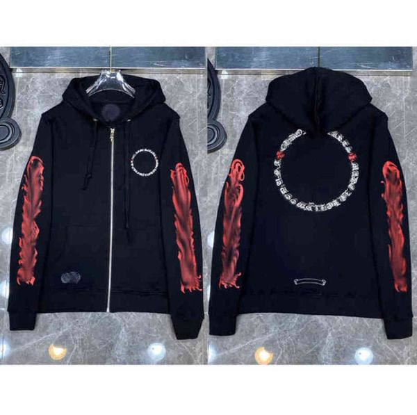 classic loose mens hoodie brand ch sweatshirts horseshoe sanskrit print designer luxury zipper jacket fashion pullover hooded sweater women, Black
classic loose mens hoodie brand ch sweatshirts horseshoe sanskrit print designer luxury zipper jacket fashion pullover hooded sweater women, Black