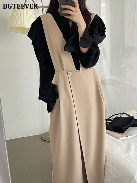chic loose female set flare sleeve single-breasted shirts & sleeveless suspender dress ladies 2 pieces dress set 2022, White
chic loose female set flare sleeve single-breasted shirts & sleeveless suspender dress ladies 2 pieces dress set 2022, White